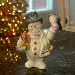 2000 Lenox Snowman Ornament